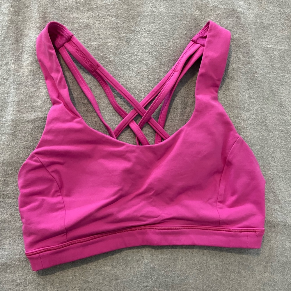 sonic pink lululemon bra
